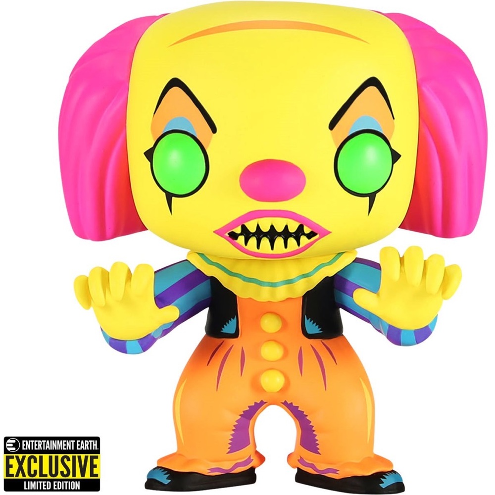 *NEW* IT Pennywise Black Light Pop! Vinyl Figure - EE Excl.
